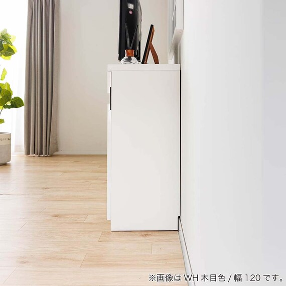 サイドボード(ニース 幅80cm GY木目)【島忠ホームズ商品】 13枚目画像