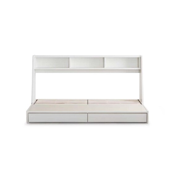 棚・引出し付きデイベッド(テラシアS WH)【島忠ホームズ商品】 9枚目画像