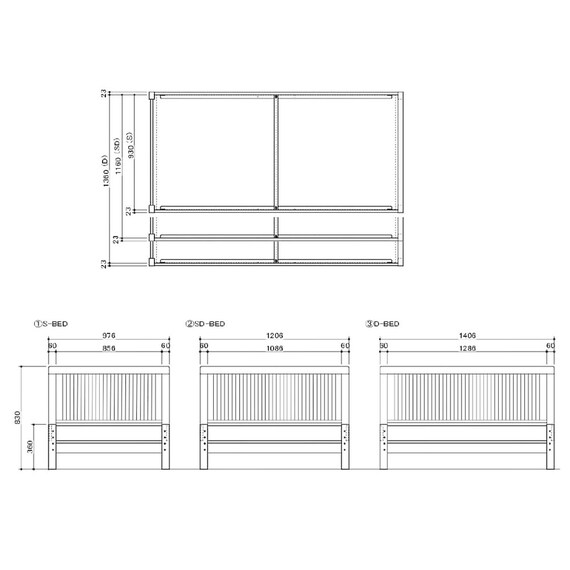 シングル ベッドフレーム(カルス)【島忠ホームズ商品】 9枚目画像