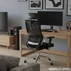 デスクチェア(JG3-101 BK)【島忠ホームズ商品】 2枚目画像