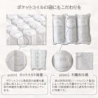 クイーン160マットレス(8.25インチ エッセンシャルブラックカスタム MD 1枚タイプ)【島忠ホームズ商品】 16枚目画像