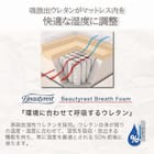 クイーン170マットレス(8.25インチ エッセンシャルブラックカスタム MD 1枚タイプ)【島忠ホームズ商品】 10枚目画像