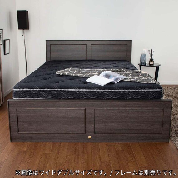 クイーン170マットレス(8.25インチ エッセンシャルブラックカスタム MD 1枚タイプ)【島忠ホームズ商品】 20枚目画像