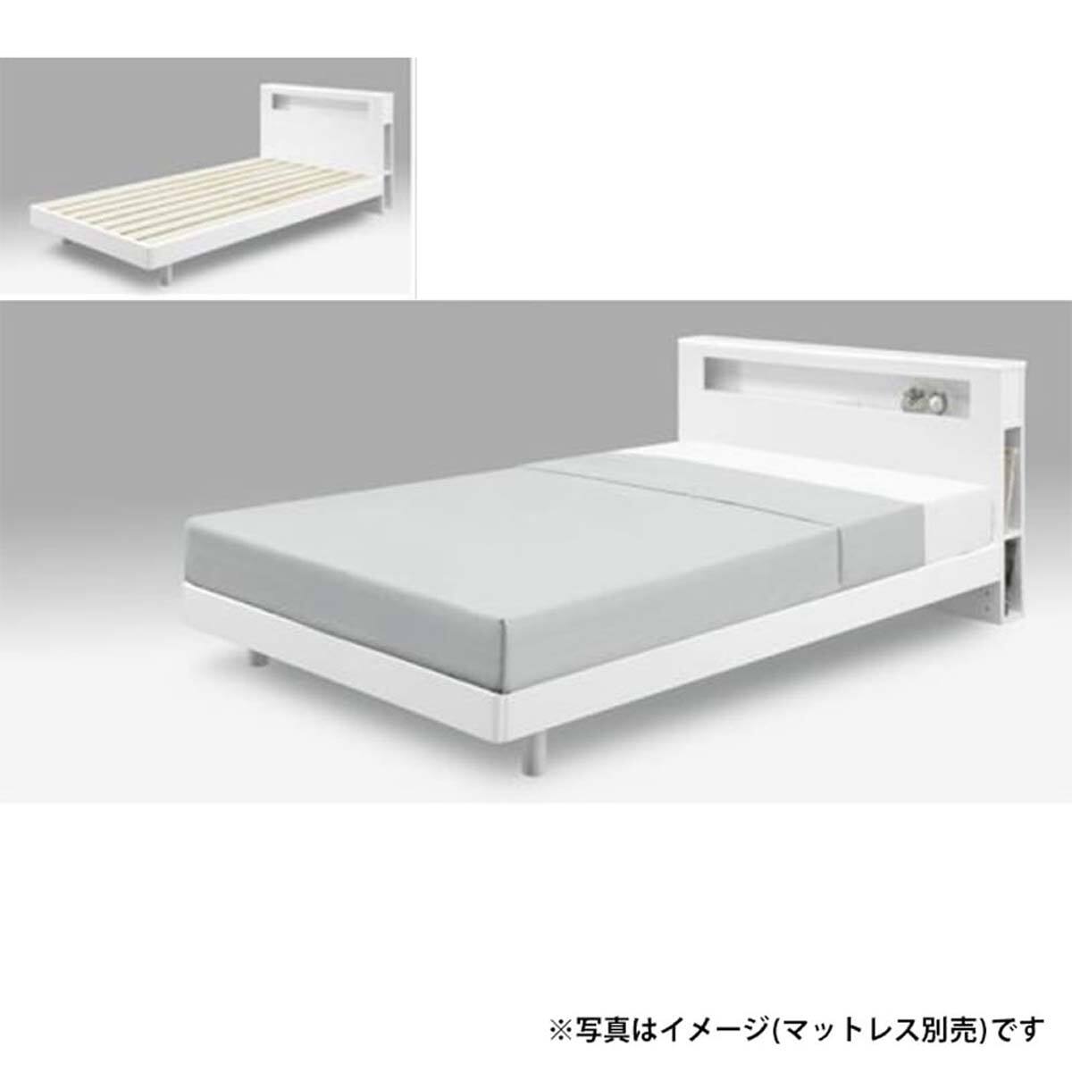ダブル ベッドフレーム(リバティ WH)【島忠ホームズ商品】 | ニトリ