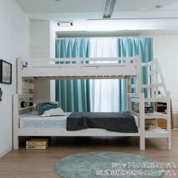 二段ベッド(HZ-002 WH)【島忠ホームズ商品】 3枚目画像