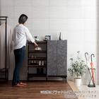 シューズボックス(シャーク 幅100cmロータイプ BE)【島忠ホームズ商品】 4枚目画像