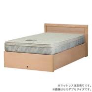収納付きベッドフレーム(シエラフラット 深型引付き)【島忠ホームズ商品】