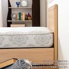 シングル 収納付きベッドフレーム(シエラフラット 深型引付き NA)【島忠ホームズ商品】 15枚目画像