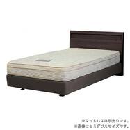 棚・コンセント付きベッドフレーム(シエラ スリムシェルフ ダブルクッション(BB20K10) )【島忠ホームズ商品】