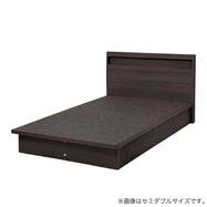 棚・コンセント・収納付きベッドフレーム(シエラ スリムシェルフ リフト)【島忠ホームズ商品】