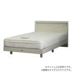 シングル 棚・コンセント付きベッドフレーム(シエラ スリムシェルフ ステーション WH)【島忠ホームズ商品】 1枚目画像