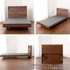 シングル 棚・コンセント付きベッドフレーム(シエラ スリムシェルフ ステーション WH)【島忠ホームズ商品】 12枚目画像