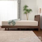 シングル 棚・コンセント・収納付きベッドフレーム(シエラ スリムシェルフ 深型リフト WH)【島忠ホームズ商品】 11枚目画像