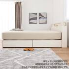 シングル 棚・照明・コンセント付きベッドフレーム(シエラシェルフ ダブルクッション WH)【島忠ホームズ商品】 14枚目画像