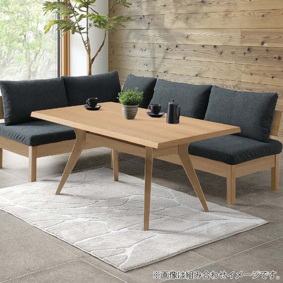 リビングダイニングテーブル(ファム 幅120cm LBR)【島忠ホームズ商品】 2枚目画像