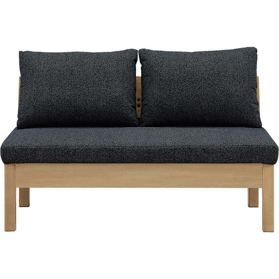 リビングダイニングソファ(ファム 幅120cmチェア Bランク LBR/DBK)【島忠ホームズ商品】 1枚目画像