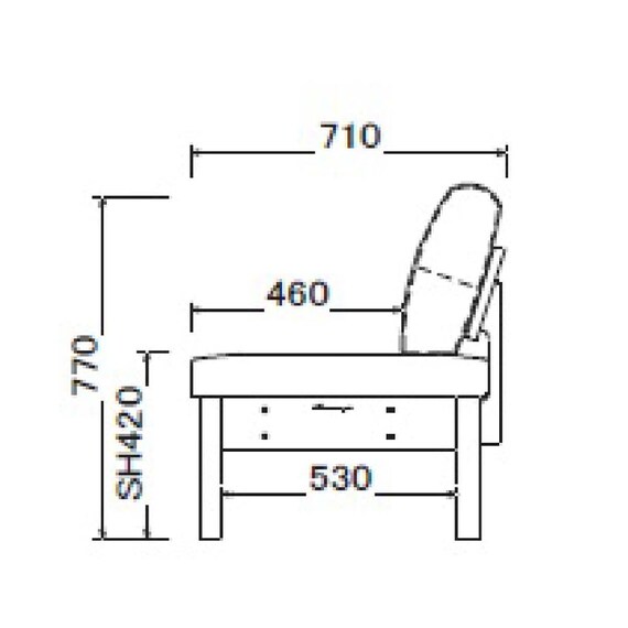 リビングダイニングソファ(ファム 幅120cmチェア Bランク LBR/DBK)【島忠ホームズ商品】 4枚目画像