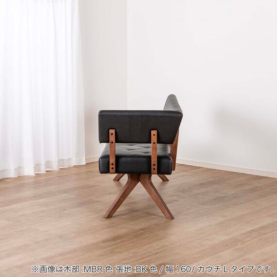 リビングダイニングソファ(フューズ 幅160cm 左肘 LBR/CBR)【島忠ホームズ商品】 12枚目画像