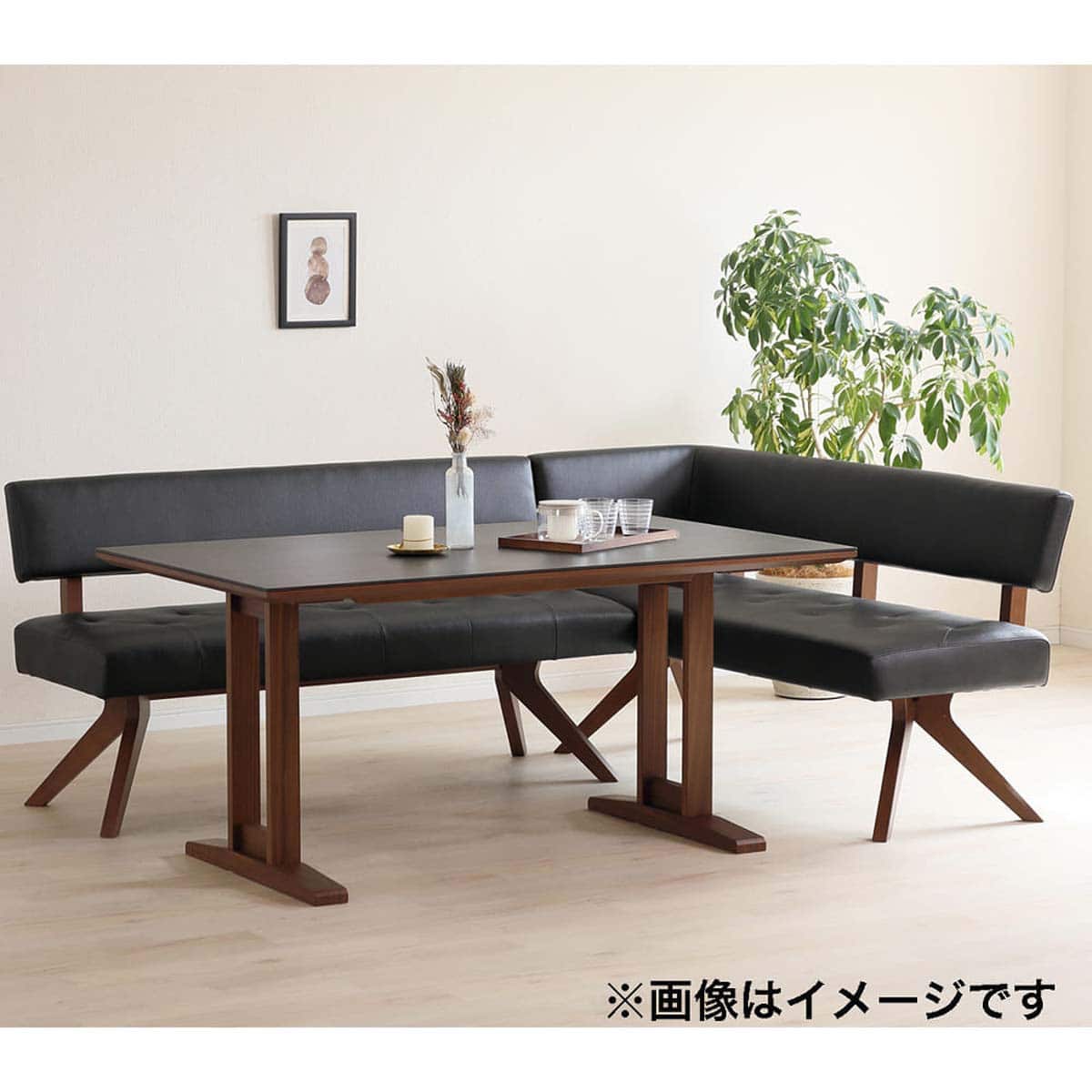 リビングダイニングベンチ(フューズ 幅130cm LBR/CBR)【島忠ホームズ