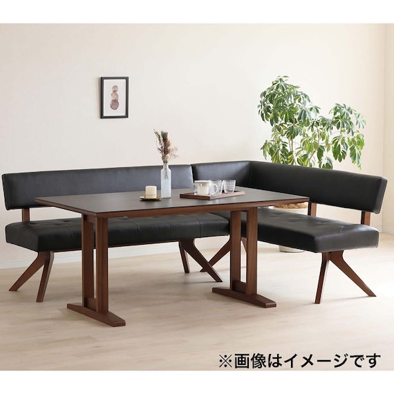 リビングダイニングベンチ(フューズ 幅130cm LBR/CBR)【島忠ホームズ商品】 4枚目画像