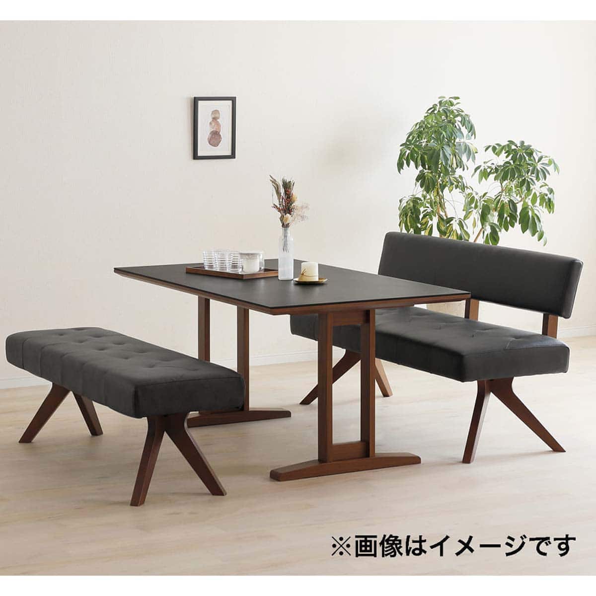 リビングダイニングベンチ(フューズ 幅130cm LBR/CBR)【島忠ホームズ