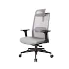 デスクチェア(アトム エアシート BK/LGY)【島忠ホームズ商品】 1枚目画像