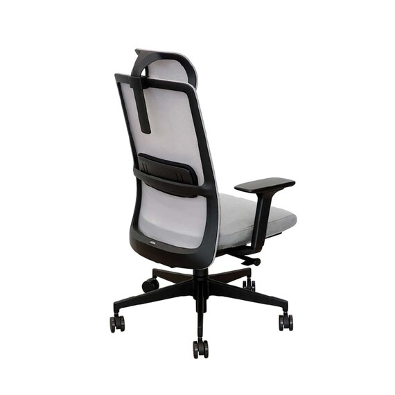 デスクチェア(アトム エアシート BK/LGY)【島忠ホームズ商品】 13枚目画像