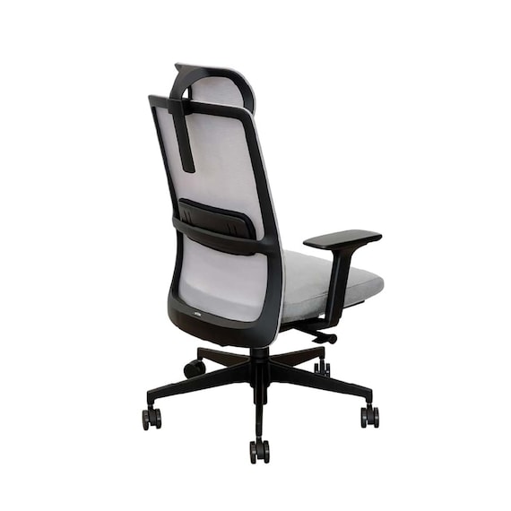 デスクチェア(アトム エアシート BK/LGY)【島忠ホームズ商品】 13枚目画像