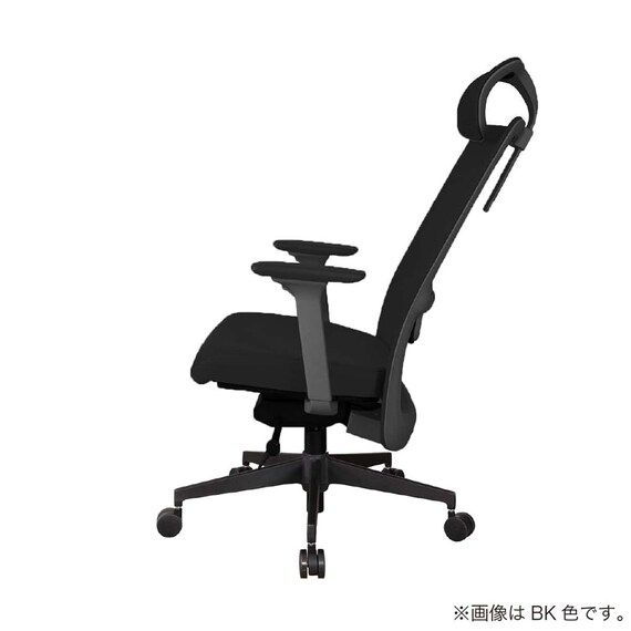 デスクチェア(アトム エアシート BK/LGY)【島忠ホームズ商品】 14枚目画像