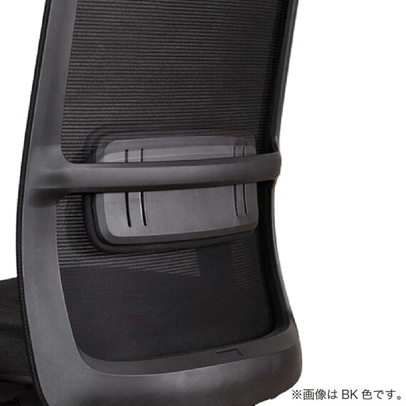 デスクチェア(アトム エアシート BK/LGY)【島忠ホームズ商品】 16枚目画像