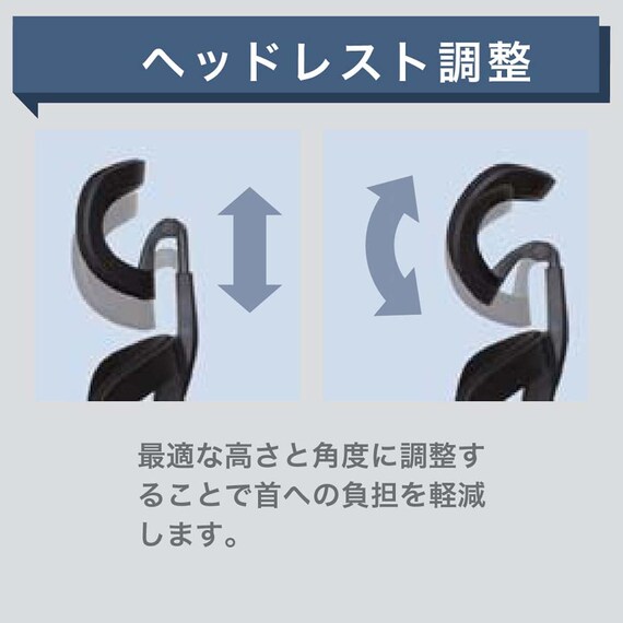 デスクチェア(エアロ WH/GY)【島忠ホームズ商品】 8枚目画像