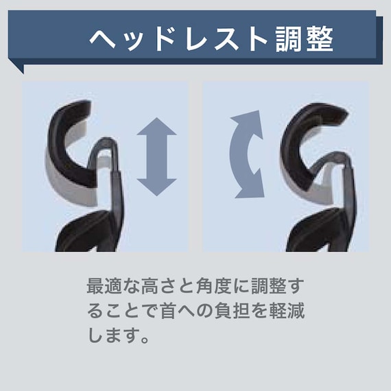 デスクチェア(エアロ WH/GY)【島忠ホームズ商品】 8枚目画像
