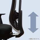 デスクチェア(エアロ WH/GY)【島忠ホームズ商品】 14枚目画像