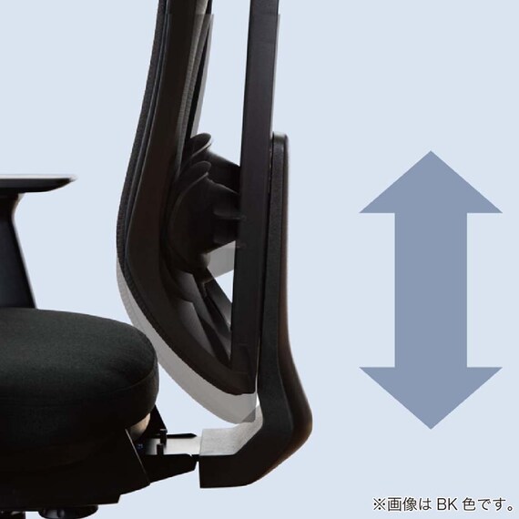 デスクチェア(エアロ WH/GY)【島忠ホームズ商品】 14枚目画像