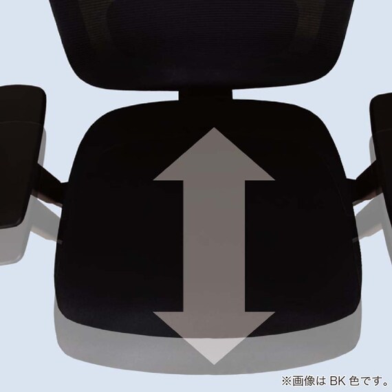 デスクチェア(エアロ WH/GY)【島忠ホームズ商品】 15枚目画像