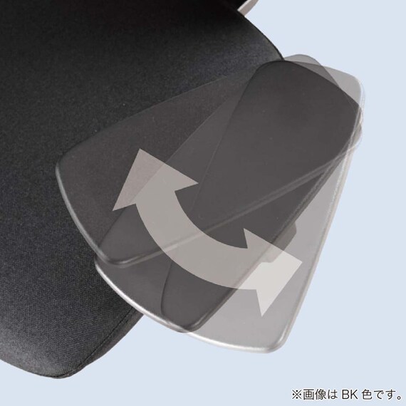 デスクチェア(エアロ WH/GY)【島忠ホームズ商品】 18枚目画像