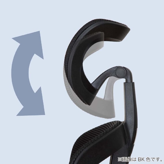 デスクチェア(エアロ WH/GY)【島忠ホームズ商品】 20枚目画像