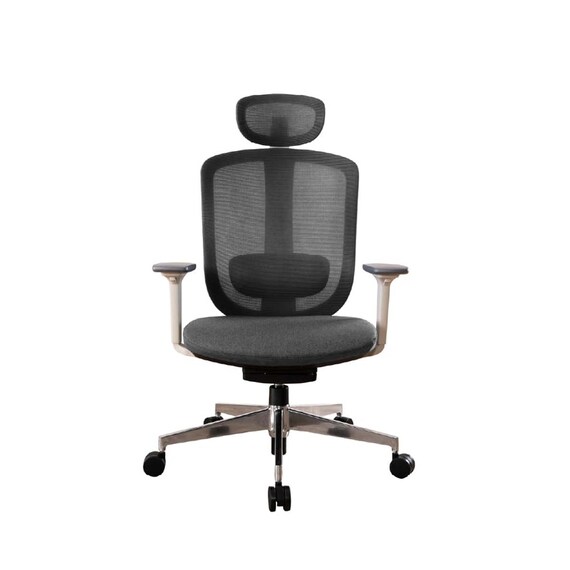 デスクチェア(エアロ WH/GY)【島忠ホームズ商品】 22枚目画像