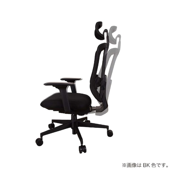 デスクチェア(エアロ WH/GY)【島忠ホームズ商品】 25枚目画像