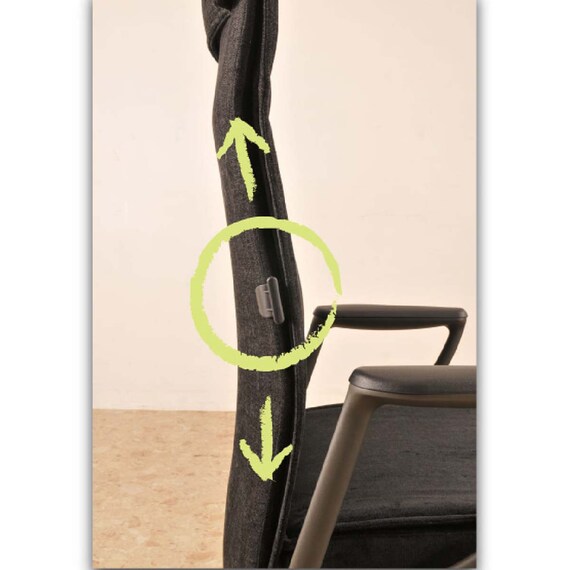 デスクチェア(シェーレPVCGY)【島忠ホームズ商品】 6枚目画像