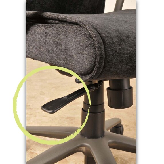 デスクチェア(シェーレPVCGY)【島忠ホームズ商品】 7枚目画像