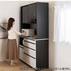 キッチンボード(スターダム2 幅120cm BK)【島忠ホームズ商品】 5枚目画像