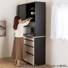 キッチンボード(スターダム2 幅120cm BK)【島忠ホームズ商品】 6枚目画像