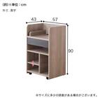 システムベッド ミドルタイプ (カレ・ド LGY)【島忠ホームズ商品】 35枚目画像