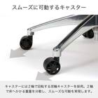 デスクチェア(JG-6 101 BK)【島忠ホームズ商品】 11枚目画像