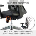 デスクチェア(JG-5 201 BK)【島忠ホームズ商品】 3枚目画像