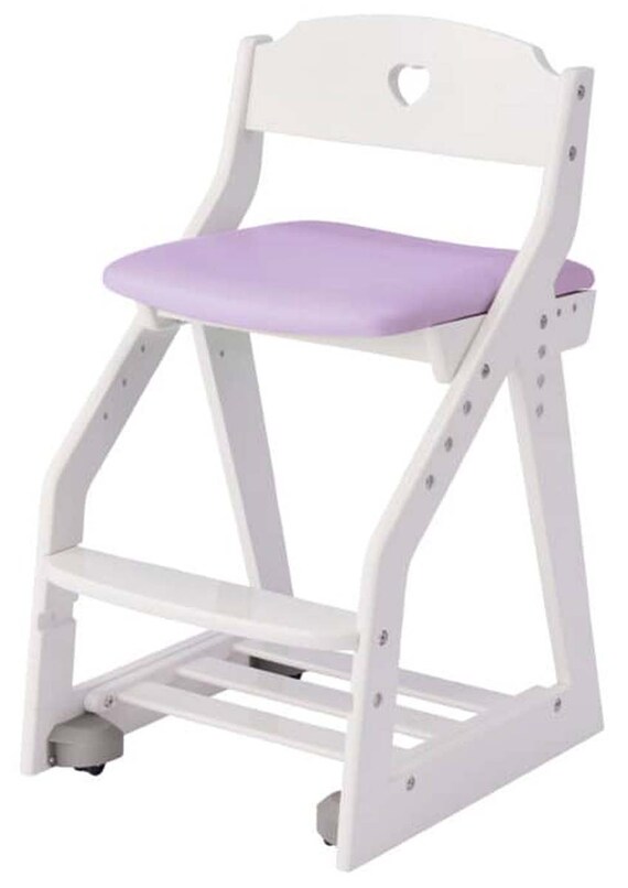 木製椅子(ラブリーチェア KDC-365 PWPR)【島忠ホームズ商品】 1枚目画像