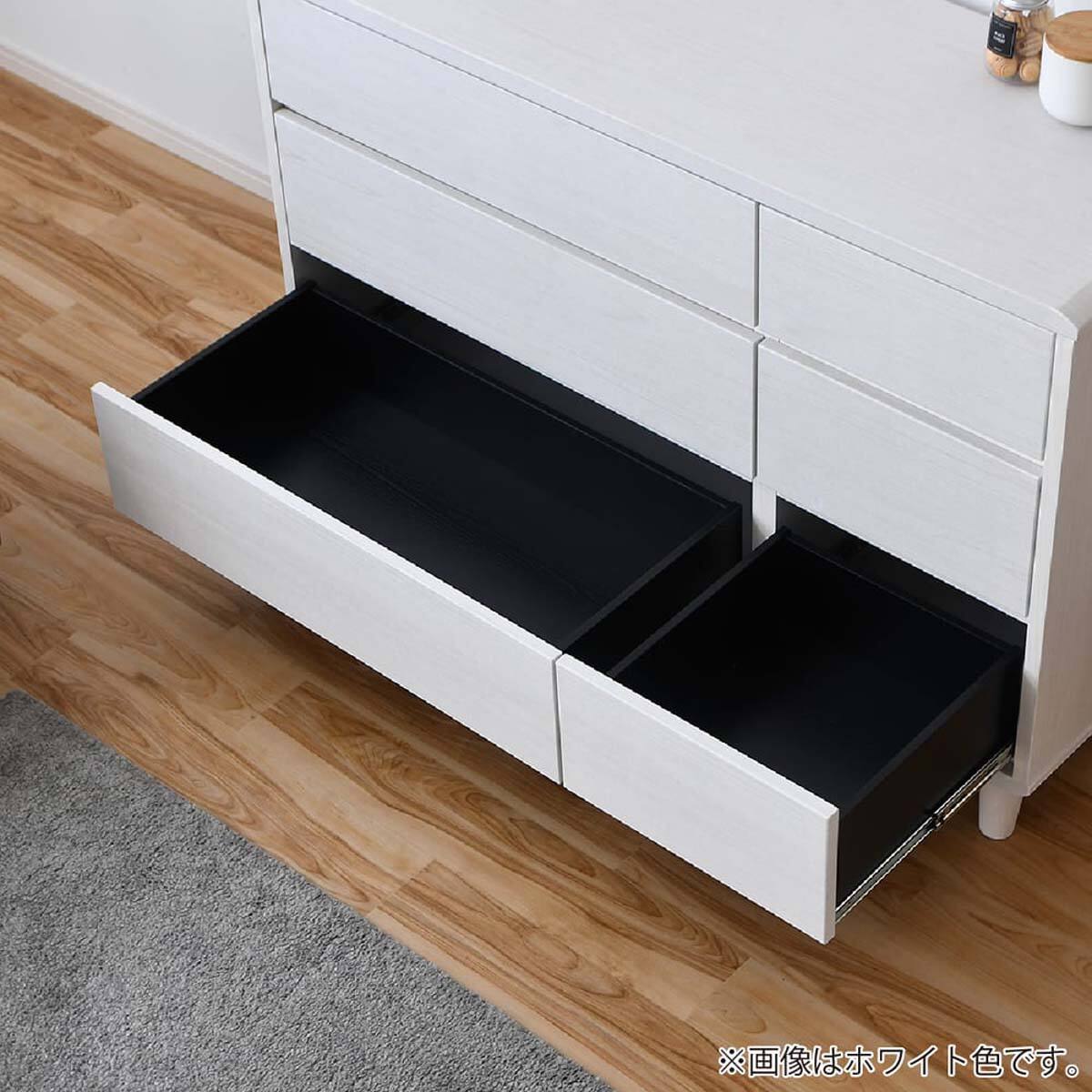 ローチェスト(スコット2 幅120cm 3段 BR)【島忠ホームズ商品