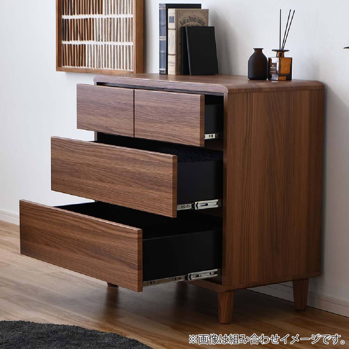 ローチェスト(スコット2 幅80cm 3段 BR)【島忠ホームズ商品】 | ニトリ