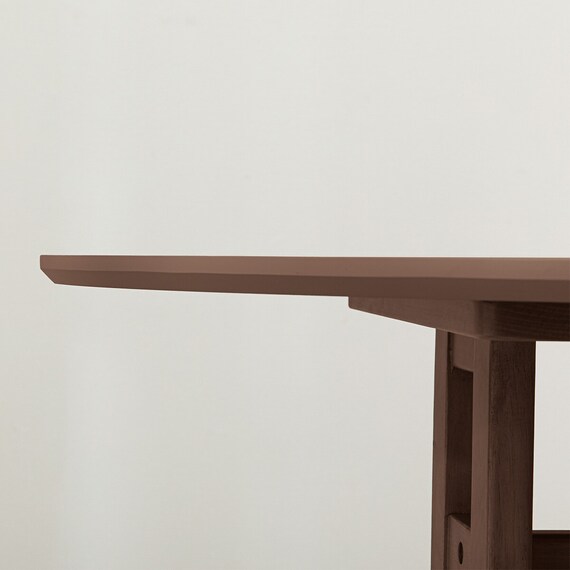 ダイニングテーブル(半円形SJ604 135 MBR) 6枚目画像